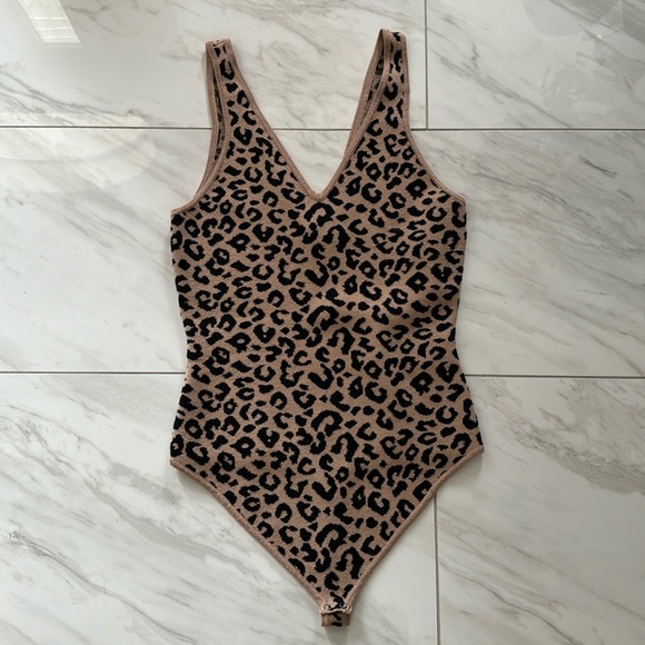 Abercrombie & Fitch Tops - Abercrombie & Fitch Leopard Bodysuit